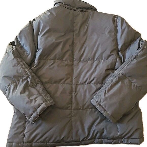 Down Coat Black XL Womens Winter Jacket Light blue fleece lined Colebrook - Picture 2 of 10